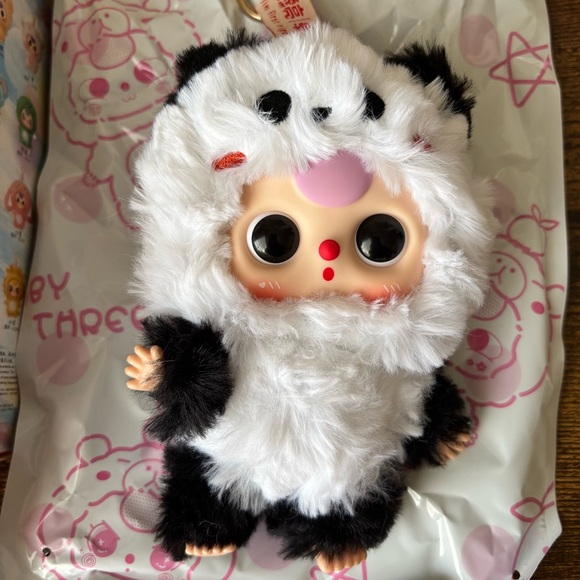 Baby Three Big Cute Plush Pendant Blind Box Confirmed PANDA - Picture 4 of 9